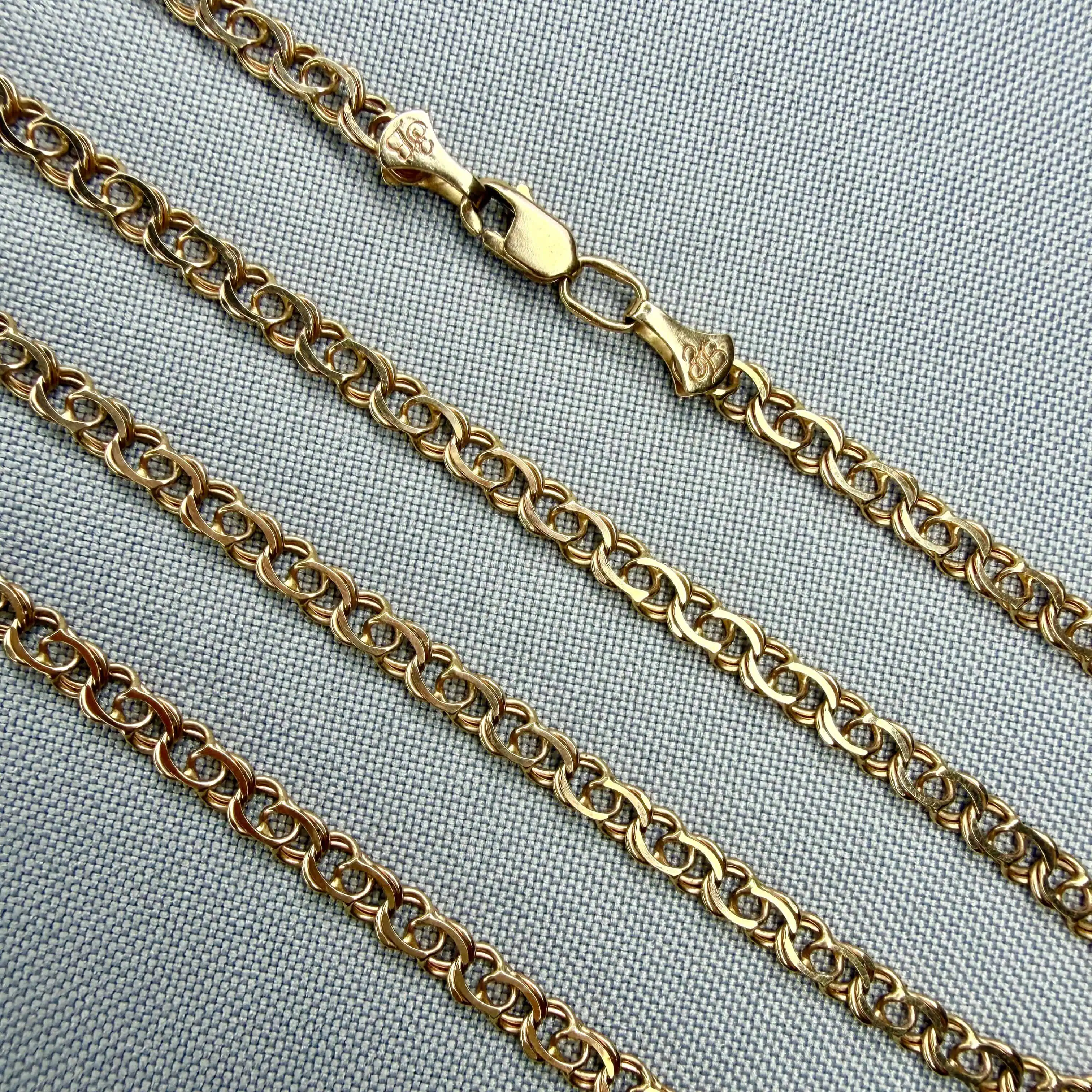 Золотий ланцюг "Ажурний Бісмарк" фото