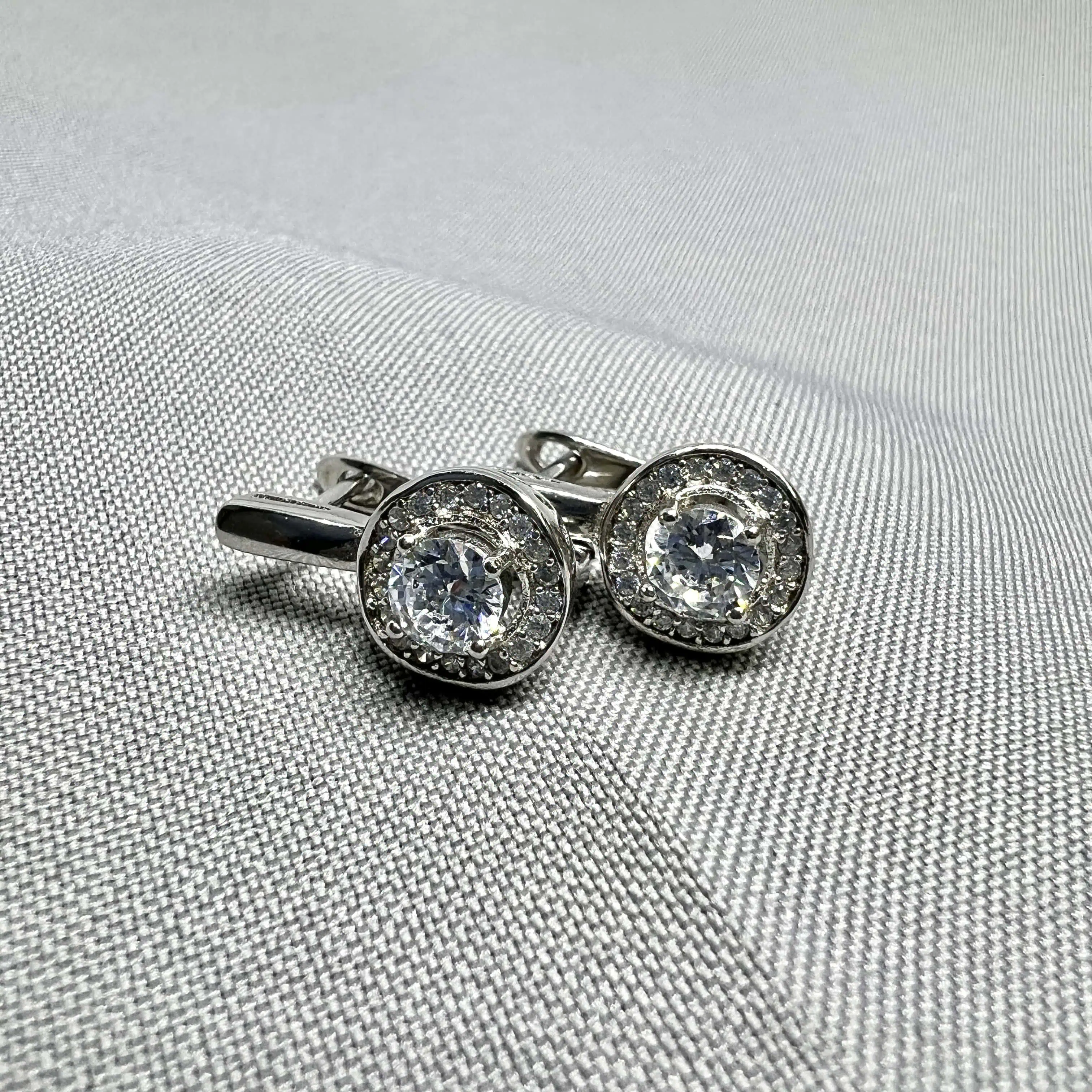 Срібні сережки "Срібні сузір'я" фото