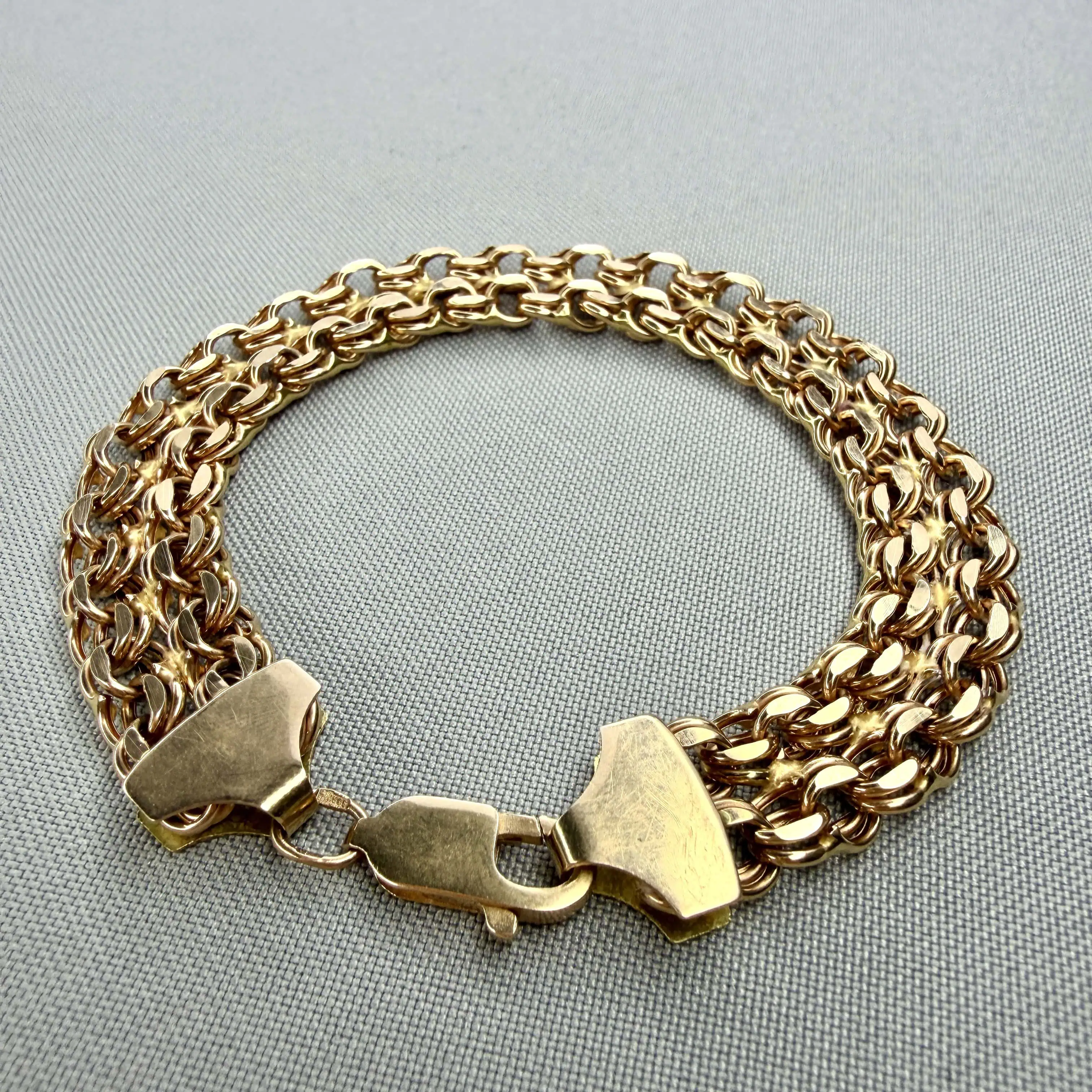 Золотий браслет "Дуо Бісмарк" фото