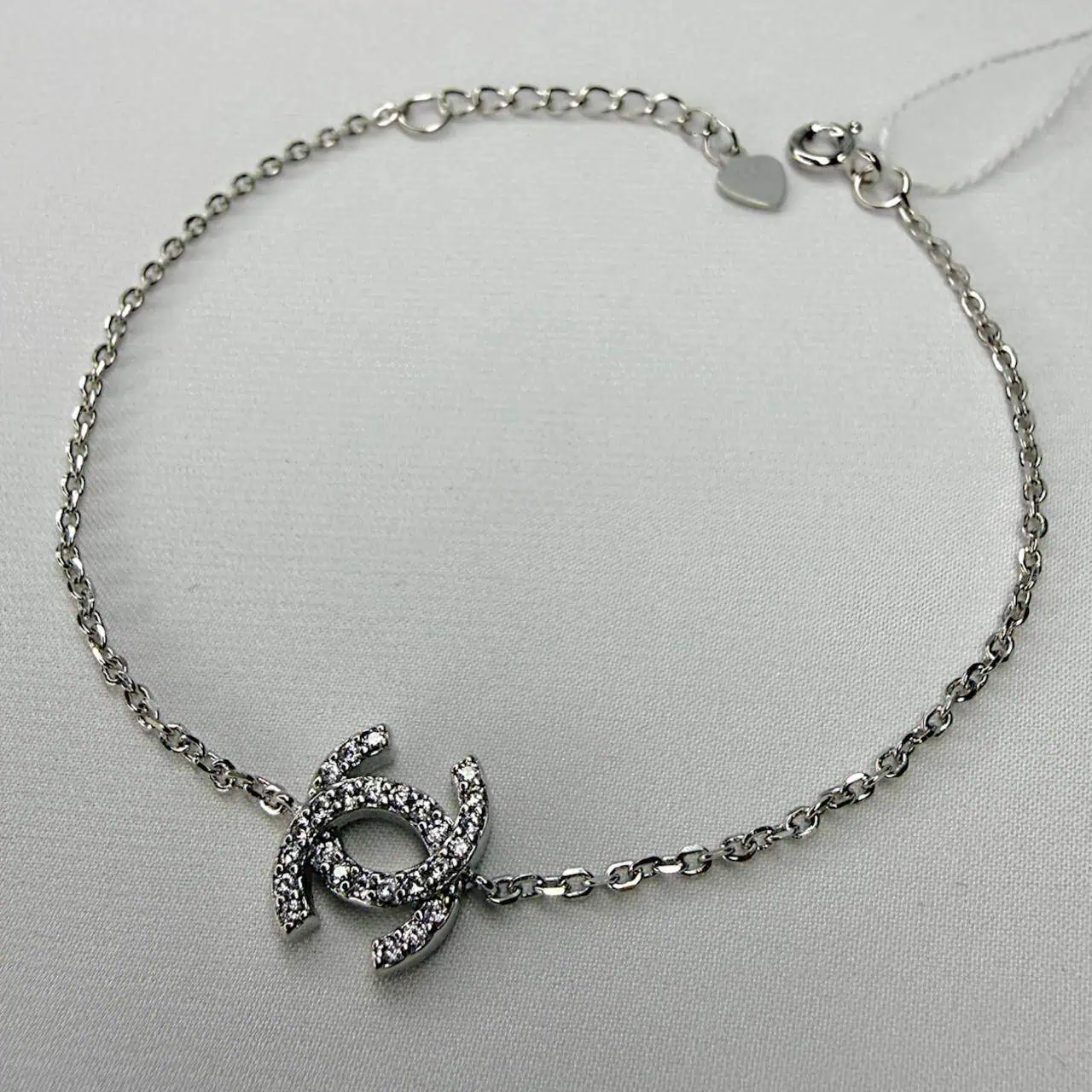 Срібний браслет "Шанель" фото