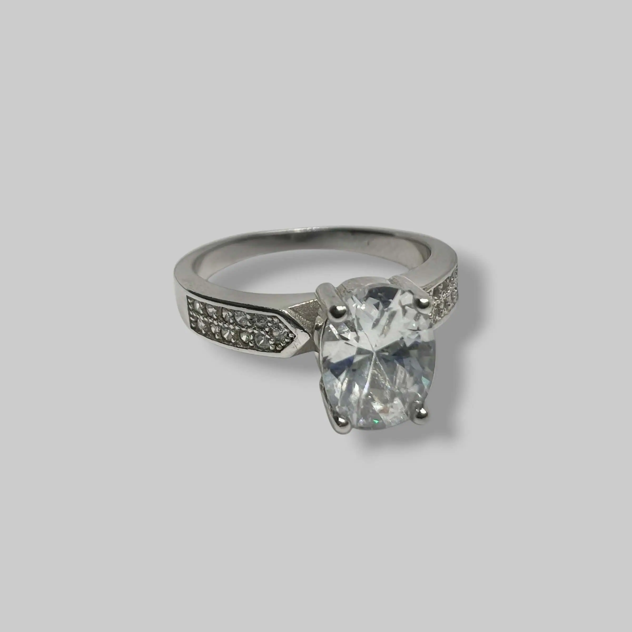 Срібна каблучка "Діадема світла" фото