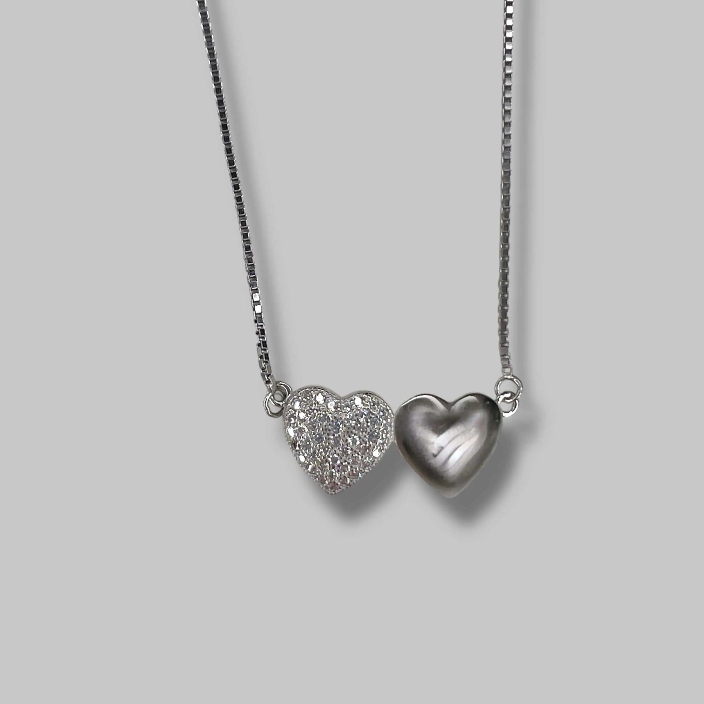 Срібне кольє "Сяюча близькість" фото