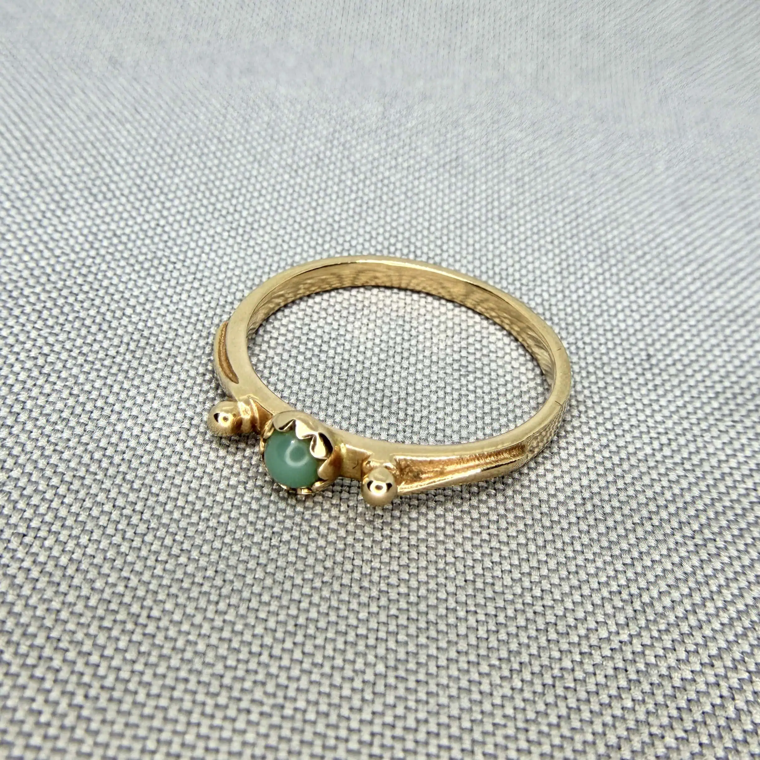 Золота каблучка "Дерево в Пустелі" фото