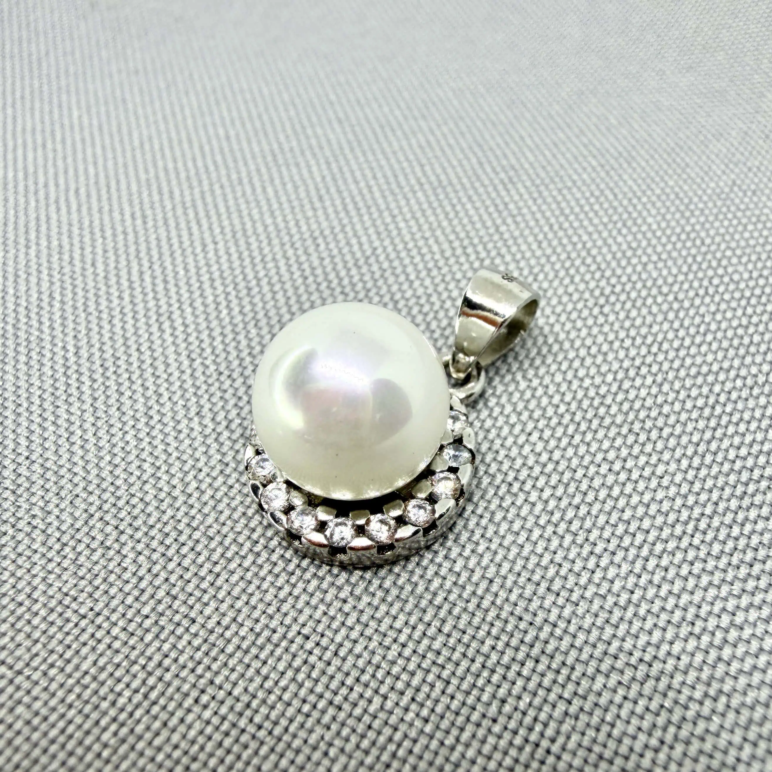 Срібний підвіс "Перлина" фото