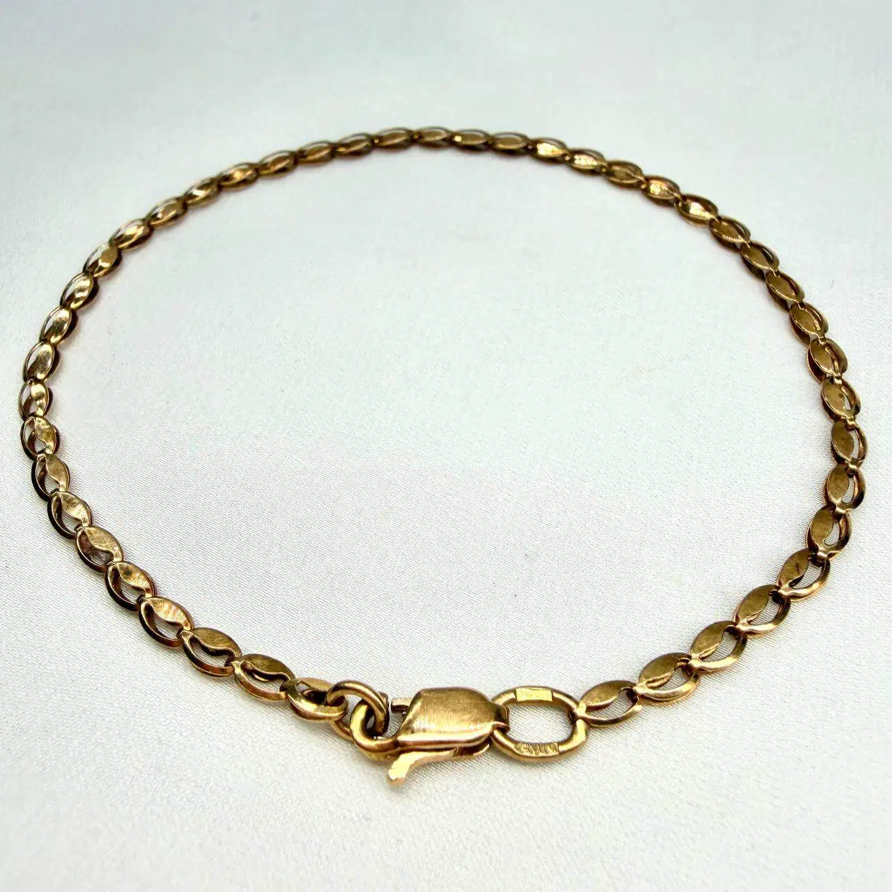 Золотий браслет "Осіннє листя" фото