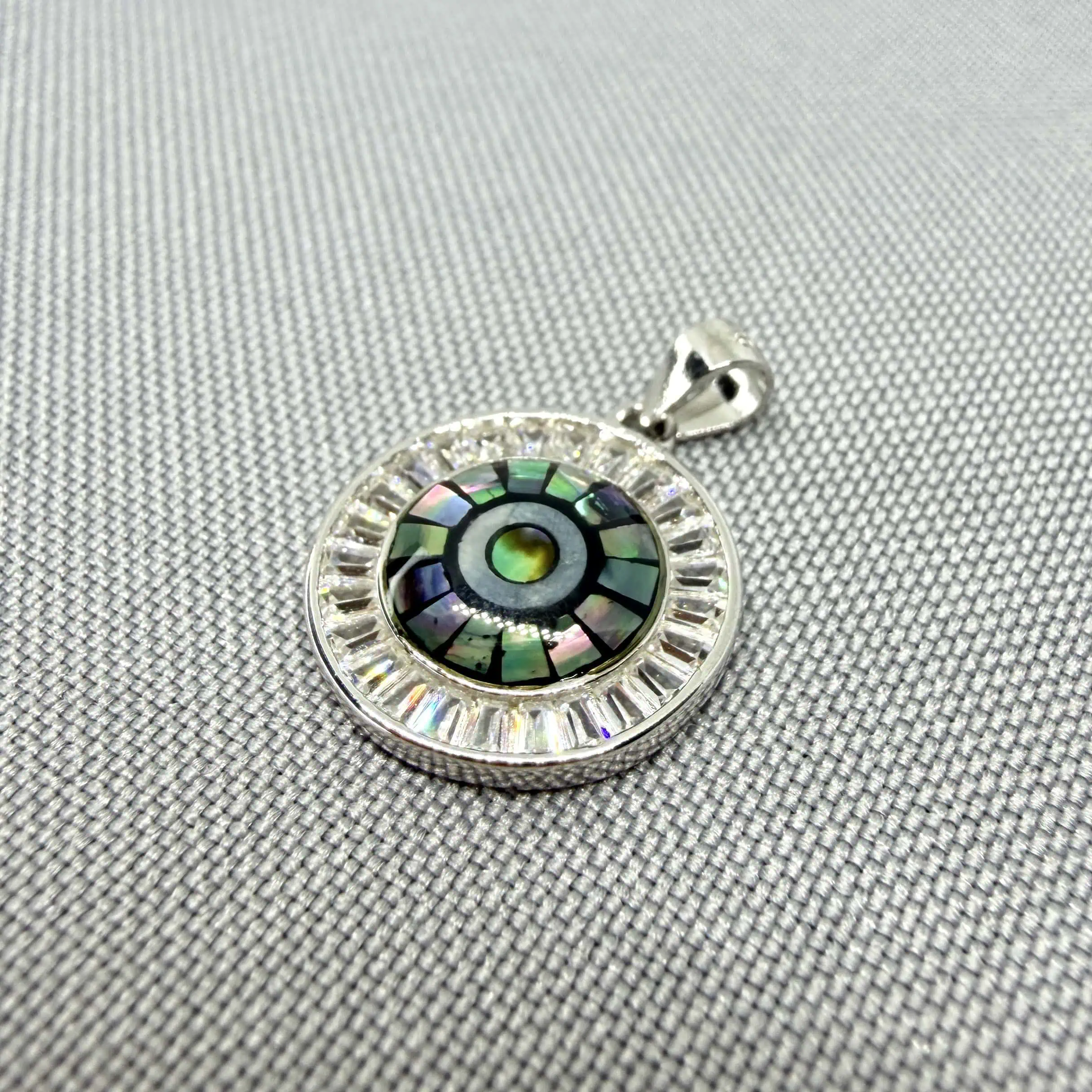 Срібний підвіс "Блискуча Мозаїка" фото