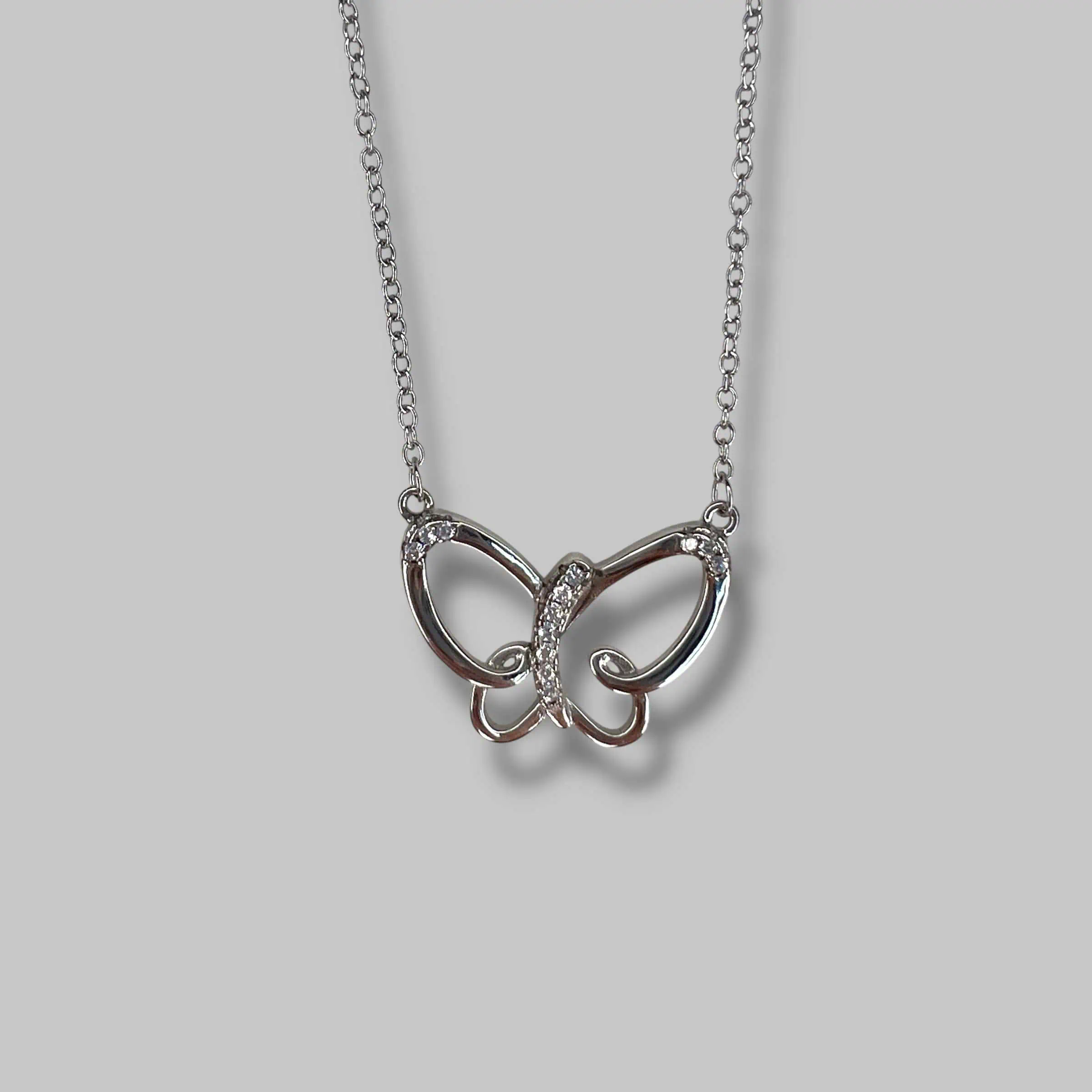 Срібне кольє "Крила весни" фото