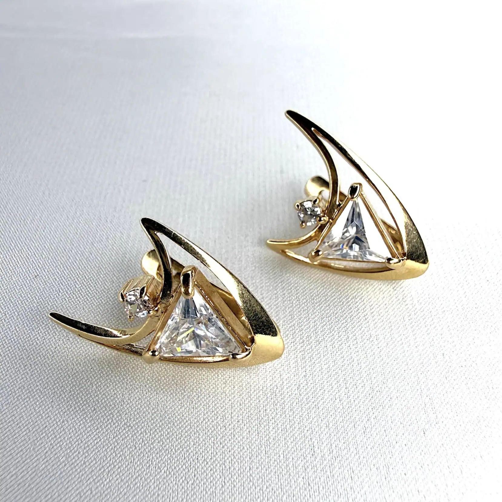 Золоті сережки "Химери" фото