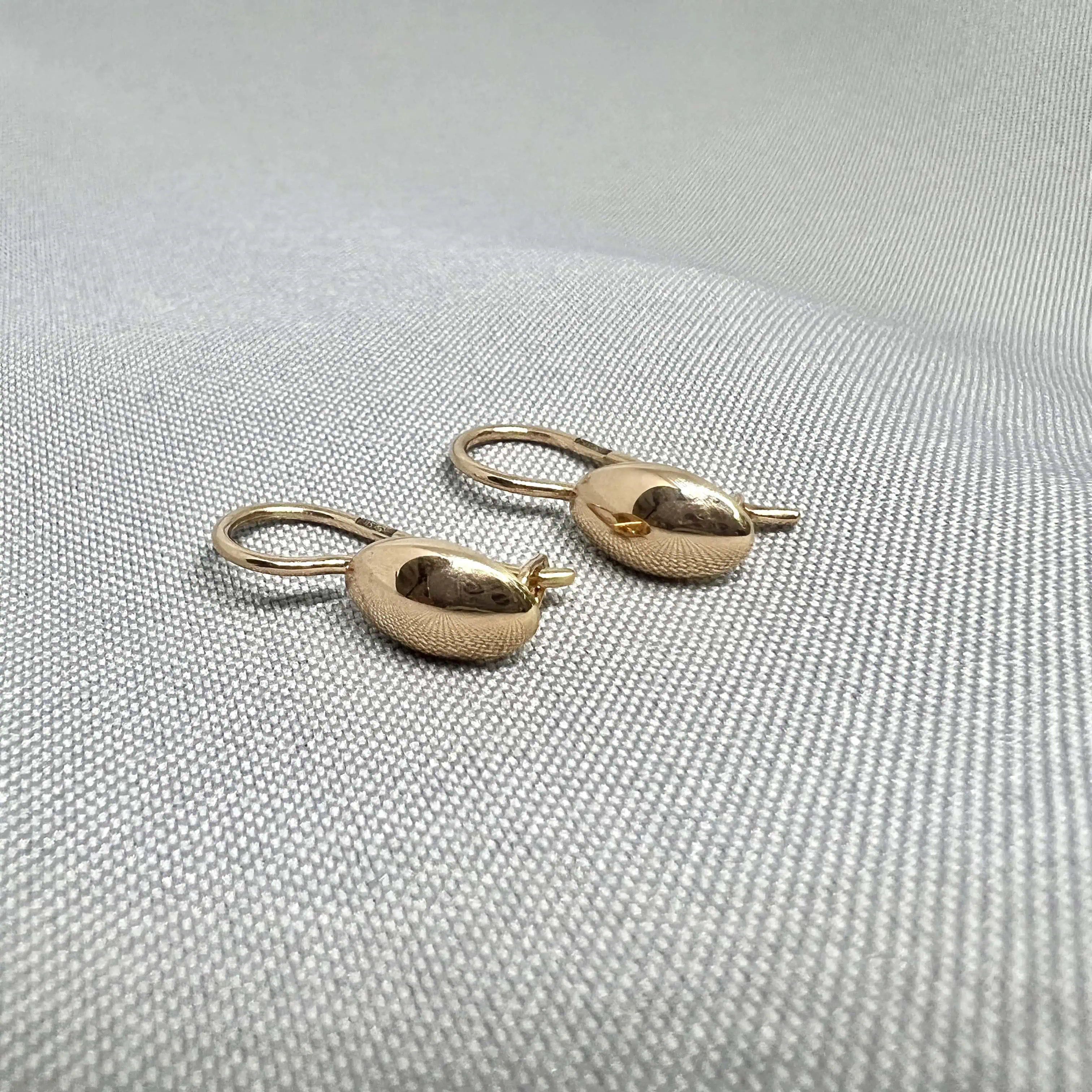 Золоті сережки "Золота олива" фото