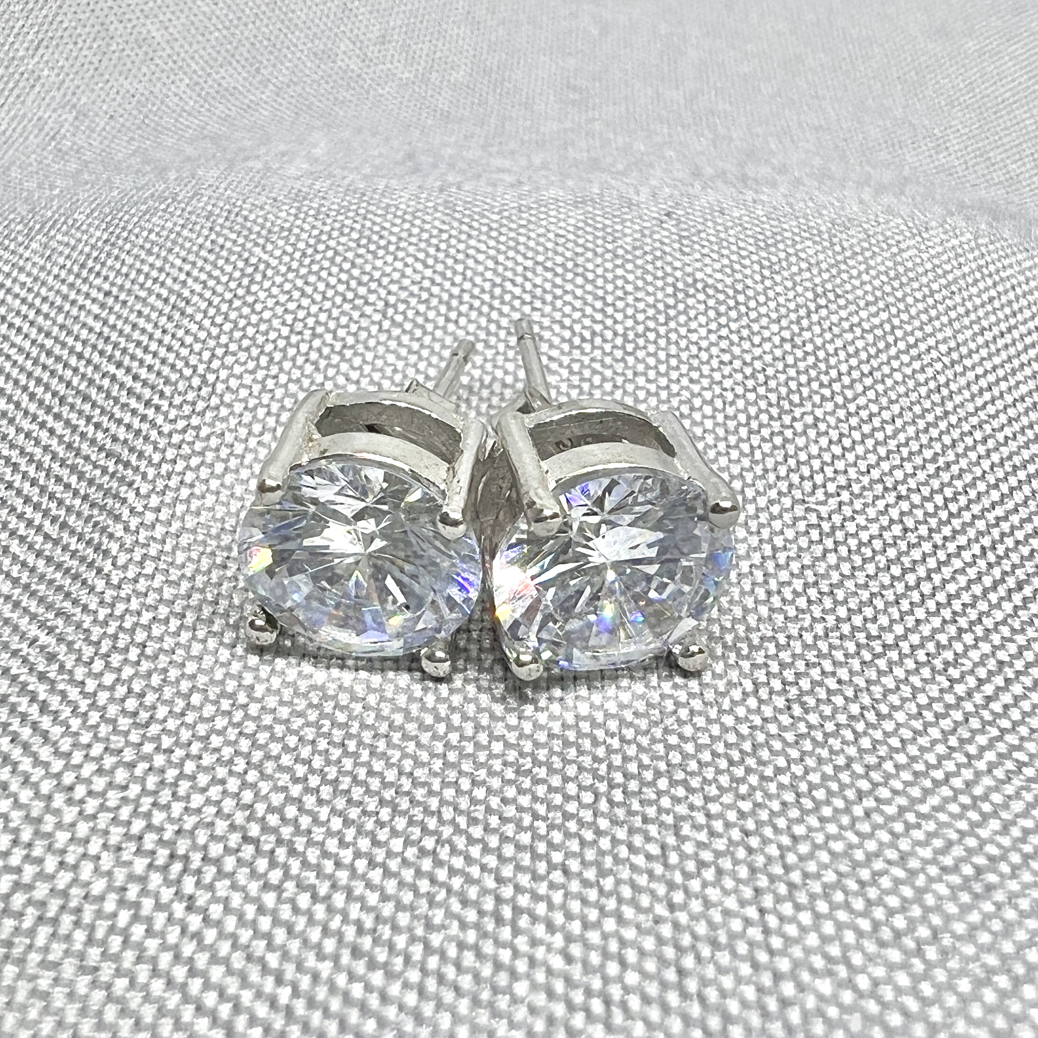 Срібні сережки "Крижані кристали" фото