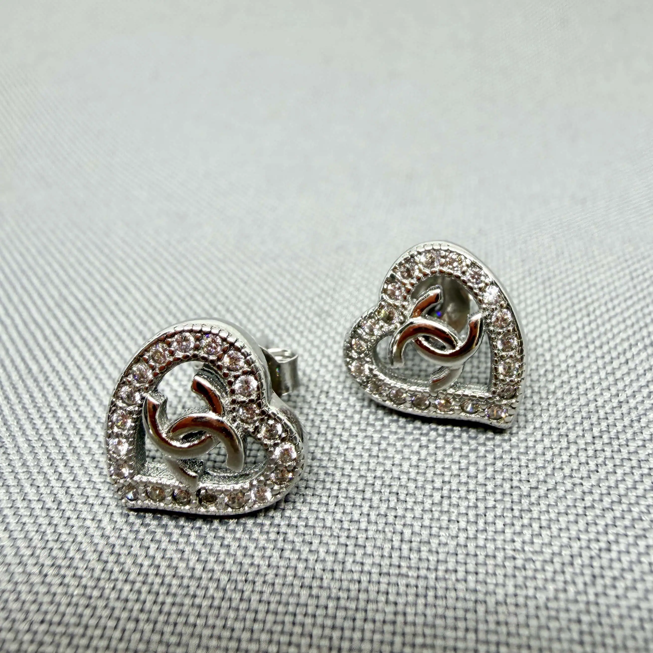 Срібні сережки "Коко" фото