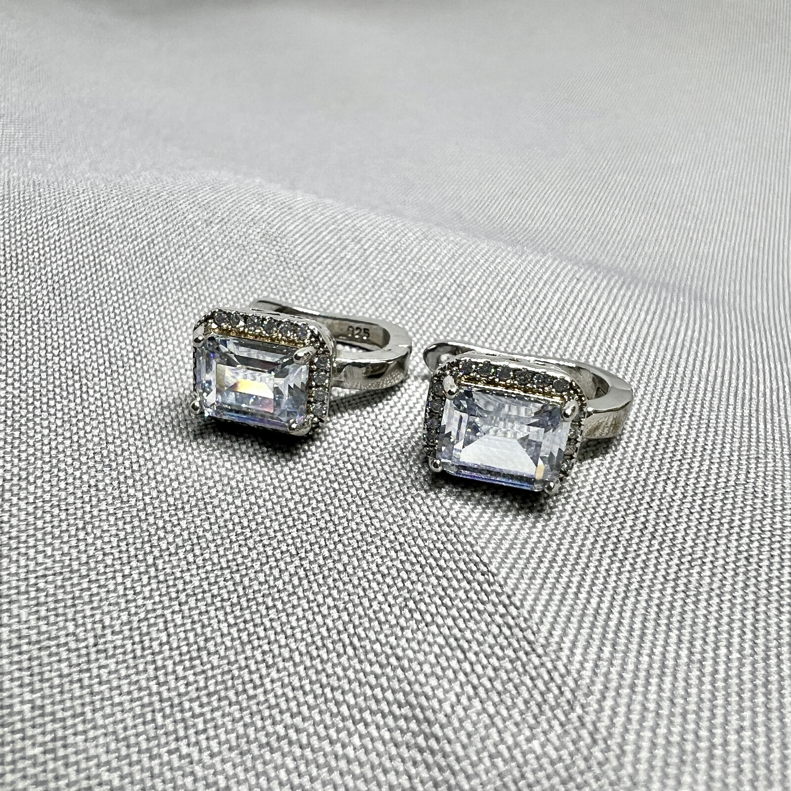 Срібні сережки "Срібний Голлівуд" фото