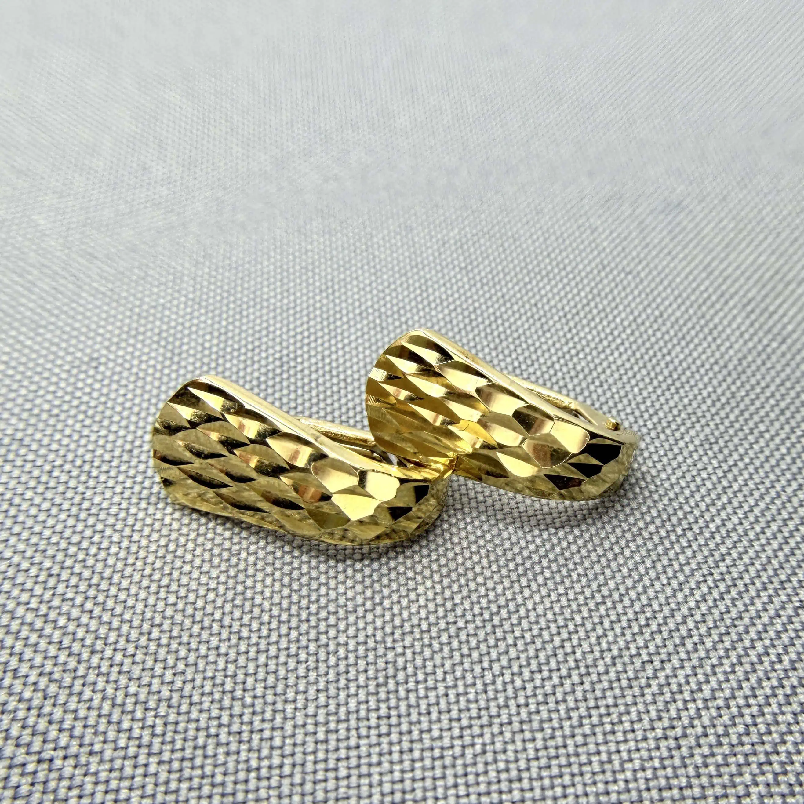 Золоті сережки "Проміння" фото