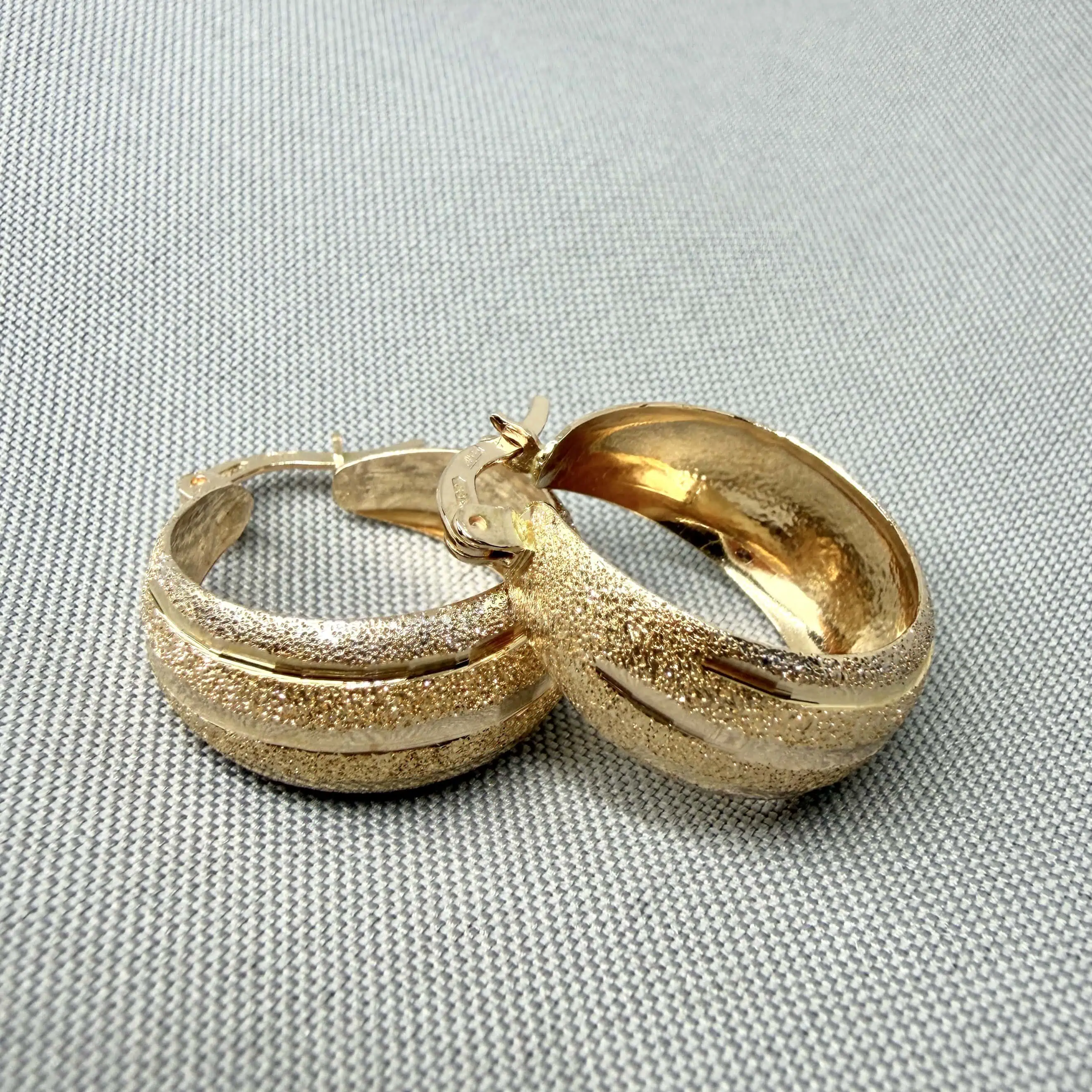 Золоті сережки "Серпанок" фото