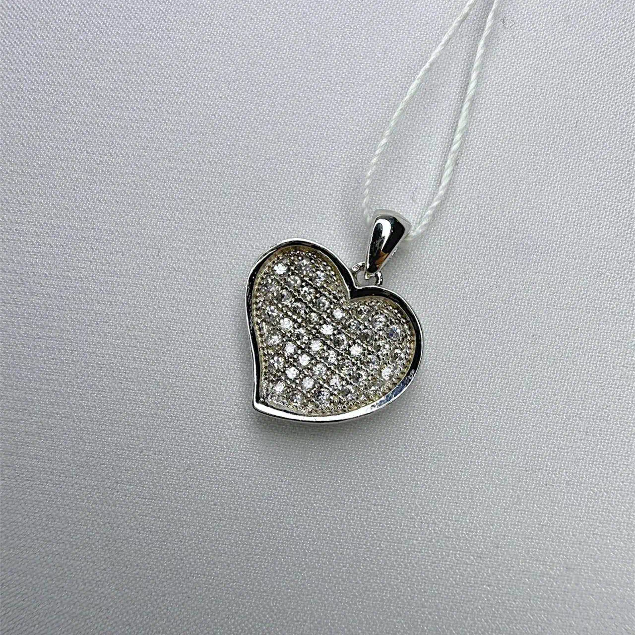 Срібний підвіс "Ніжне Серце" фото
