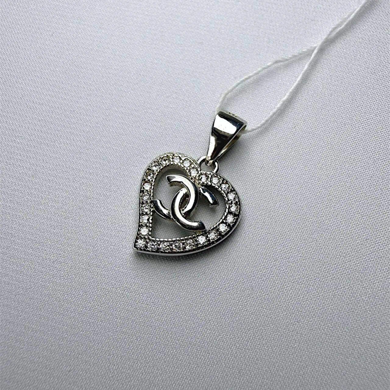 Срібний підвіс "Шанель" фото