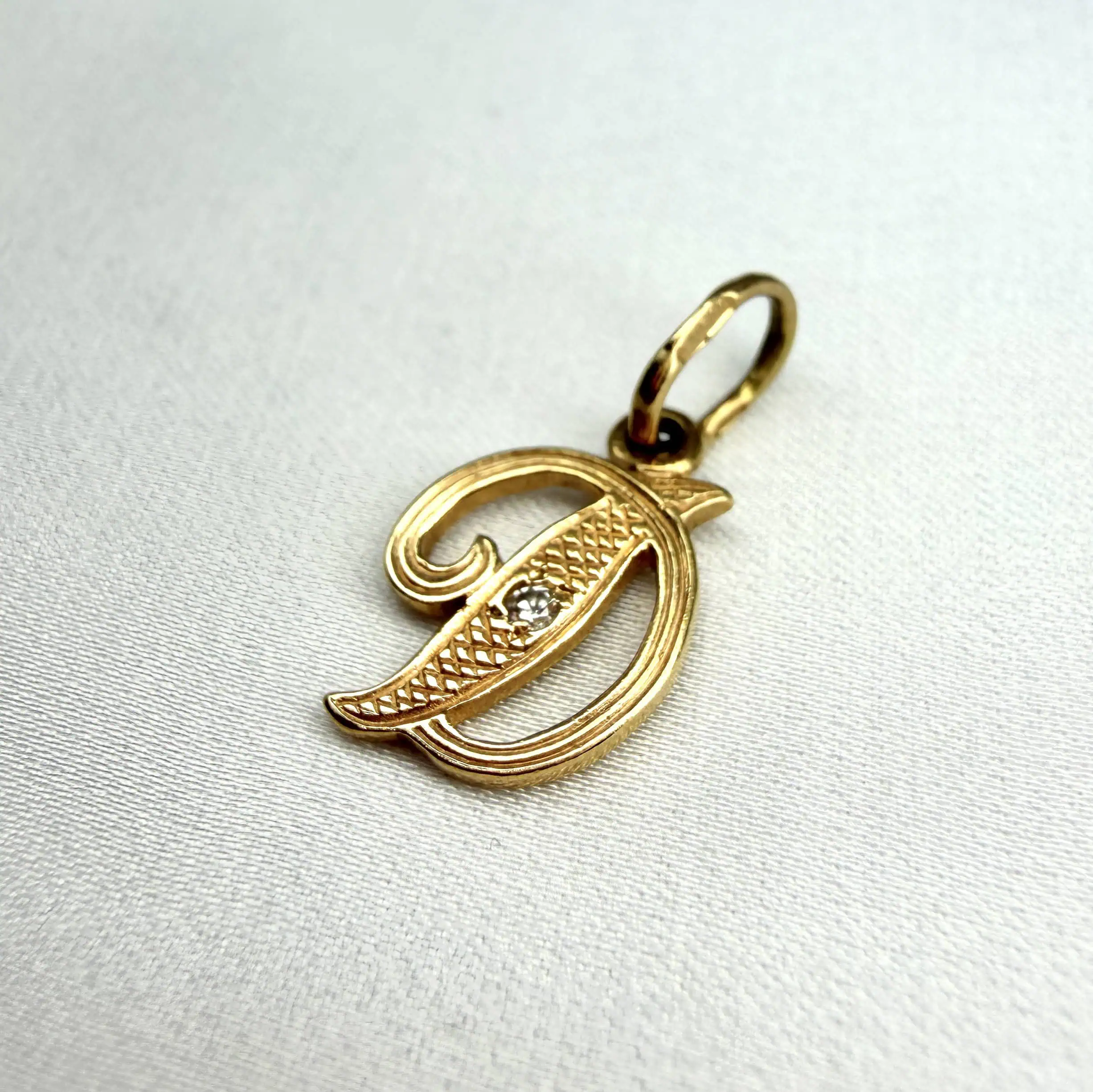 Золотий підвіс " Міні "Д" фото