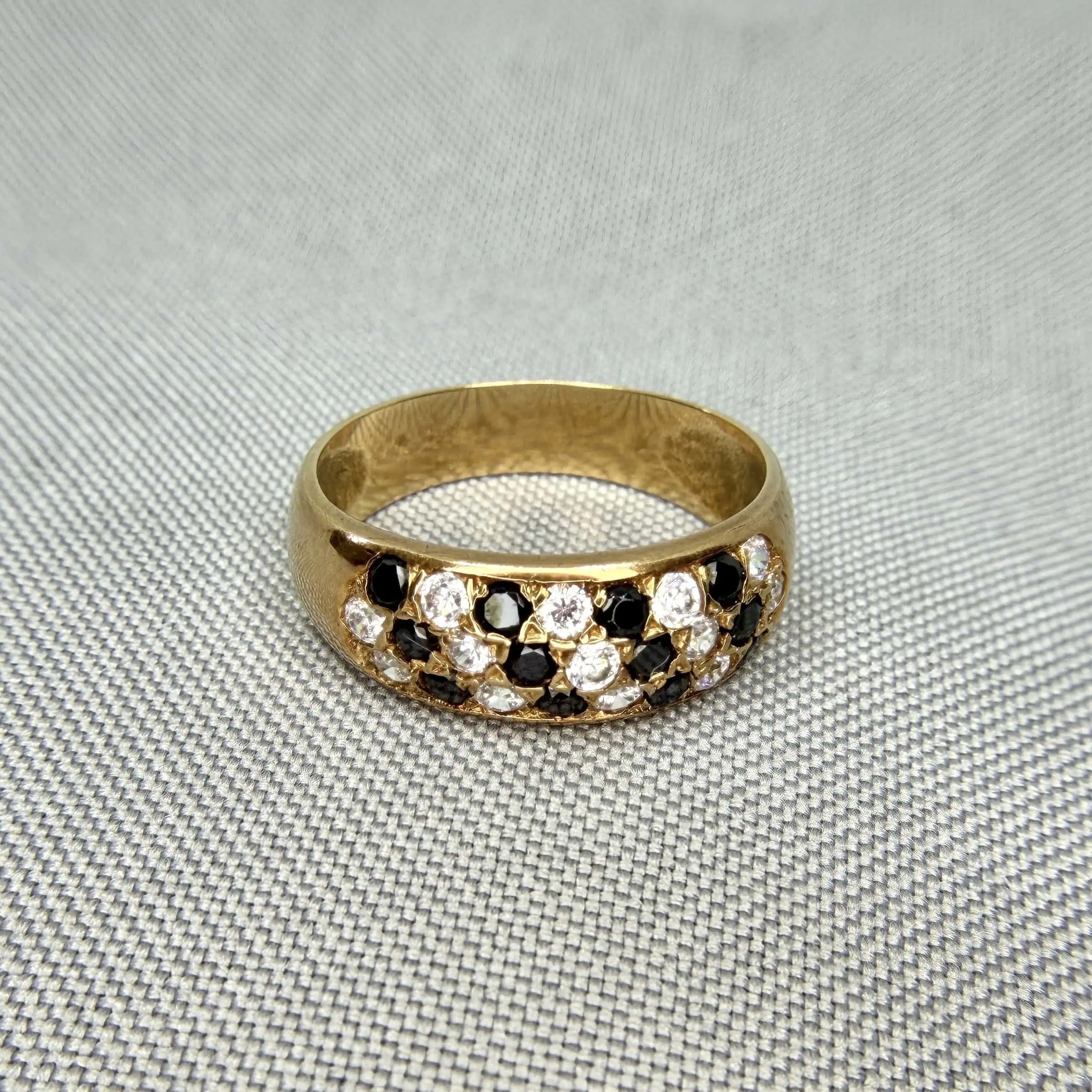 Золота каблучка "Нічне Небо" фото